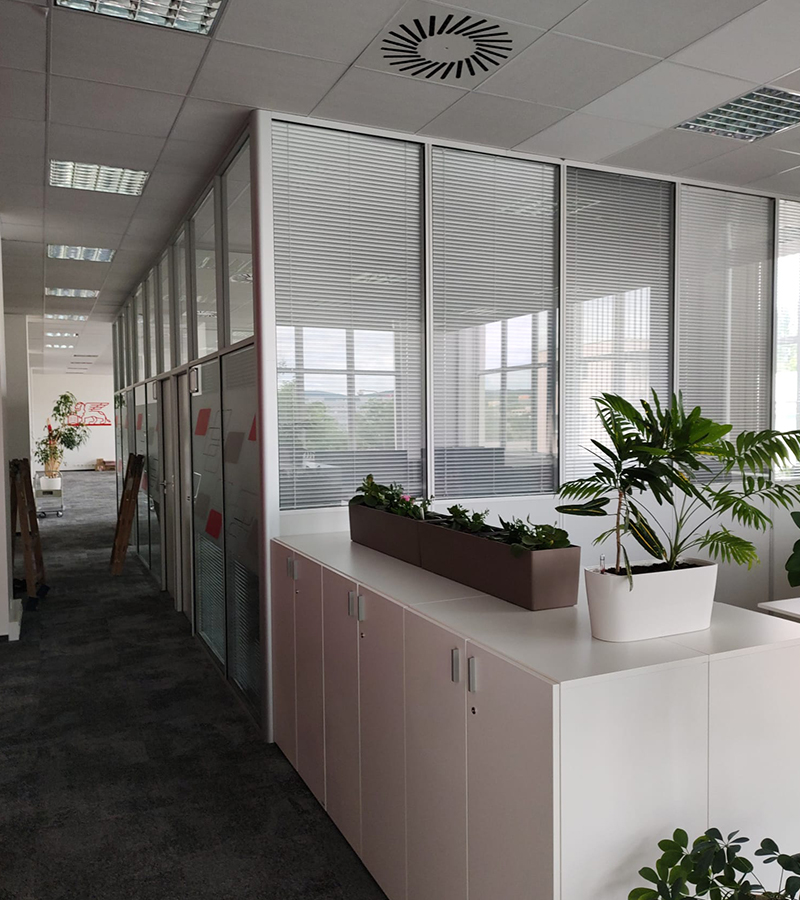 Přestavitelné příčky